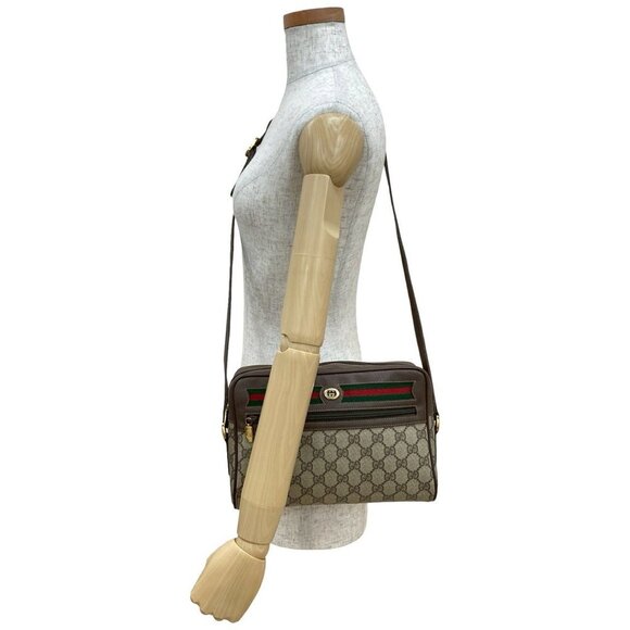 GUCCI Brown Leather Shoulder Bag - Picture 2 of 10